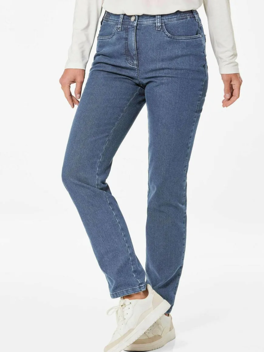 Goldner Jeans*Damen Jeanshose ANNA - Klassische Jeanshose ANNA hellblau uni