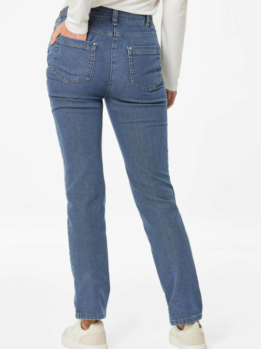 Goldner Jeans*Damen Jeanshose ANNA - Klassische Jeanshose ANNA hellblau uni