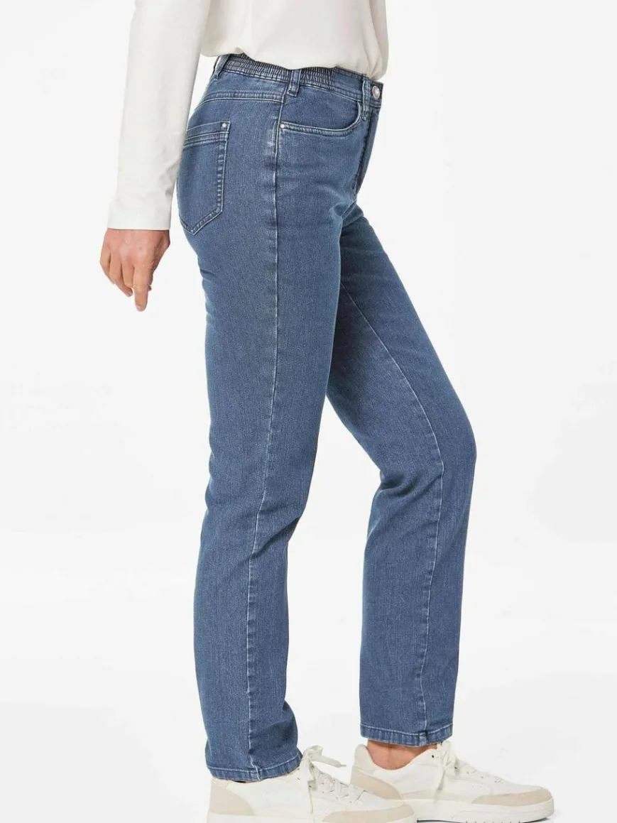 Goldner Jeans*Damen Jeanshose ANNA - Klassische Jeanshose ANNA hellblau uni