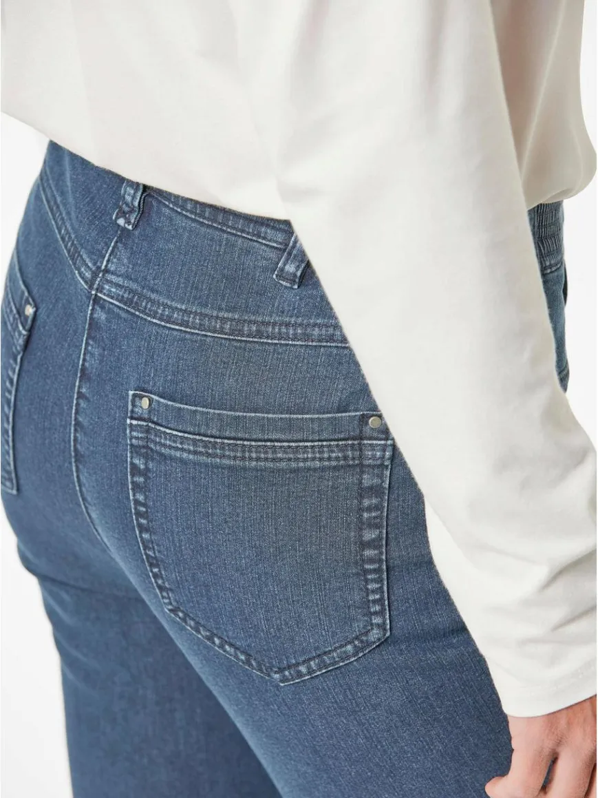 Goldner Jeans*Damen Jeanshose ANNA - Klassische Jeanshose ANNA hellblau uni