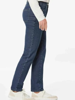 Goldner Jeans*Damen Jeanshose Carla - Klassische Jeanshose Carla blau uni