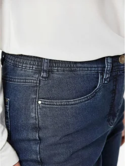 Goldner Jeans*Damen Jeanshose Carla - Klassische Jeanshose Carla blau uni