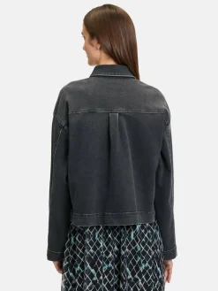 Betty & Co Jacken & Westen*Damen Jeansjacke grau denim uni