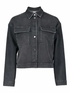 Betty & Co Jacken & Westen*Damen Jeansjacke grau denim uni