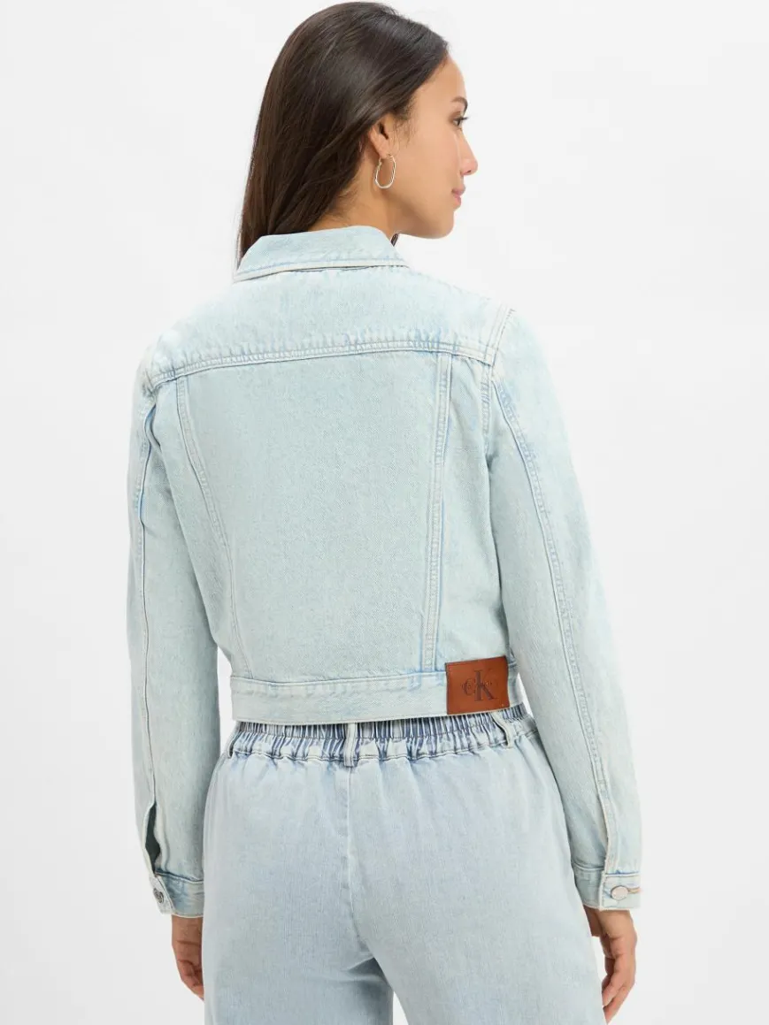 Calvin Klein Jeans Jacken & Westen*Damen Jeansjacke bleached uni
