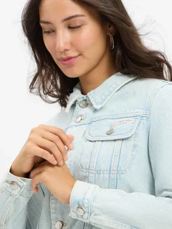 Calvin Klein Jeans Jacken & Westen*Damen Jeansjacke bleached uni