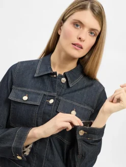 s.Oliver BLACK LABEL Jacken & Westen*Damen Jeansjacke dark stone uni