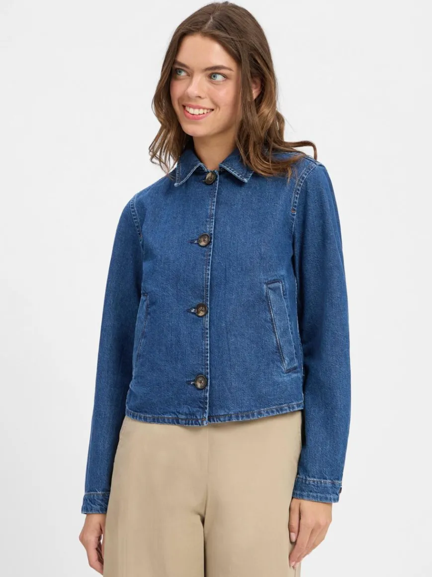 Marc O'Polo Denim Jacken & Westen*Damen Jeansjacke medium stone uni