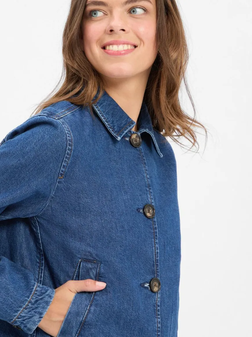 Marc O'Polo Denim Jacken & Westen*Damen Jeansjacke medium stone uni