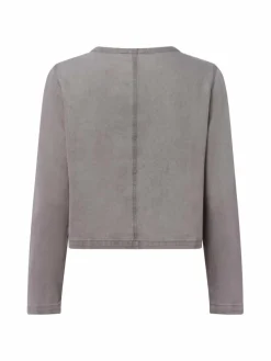 Marie Lund Jacken & Westen*Damen Jeansjacke grau uni