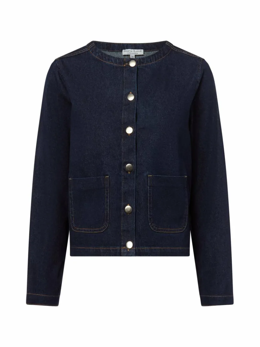 Marie Lund Jacken & Westen*Damen Jeansjacke marine uni