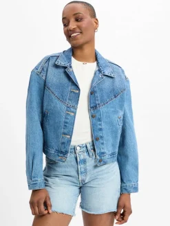 Levi's Jacken & Westen*Damen Jeansjacke light stone uni