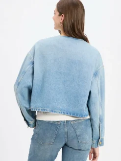 Tommy Hilfiger Jacken & Westen*Damen Jeansjacke - Lex light stone uni