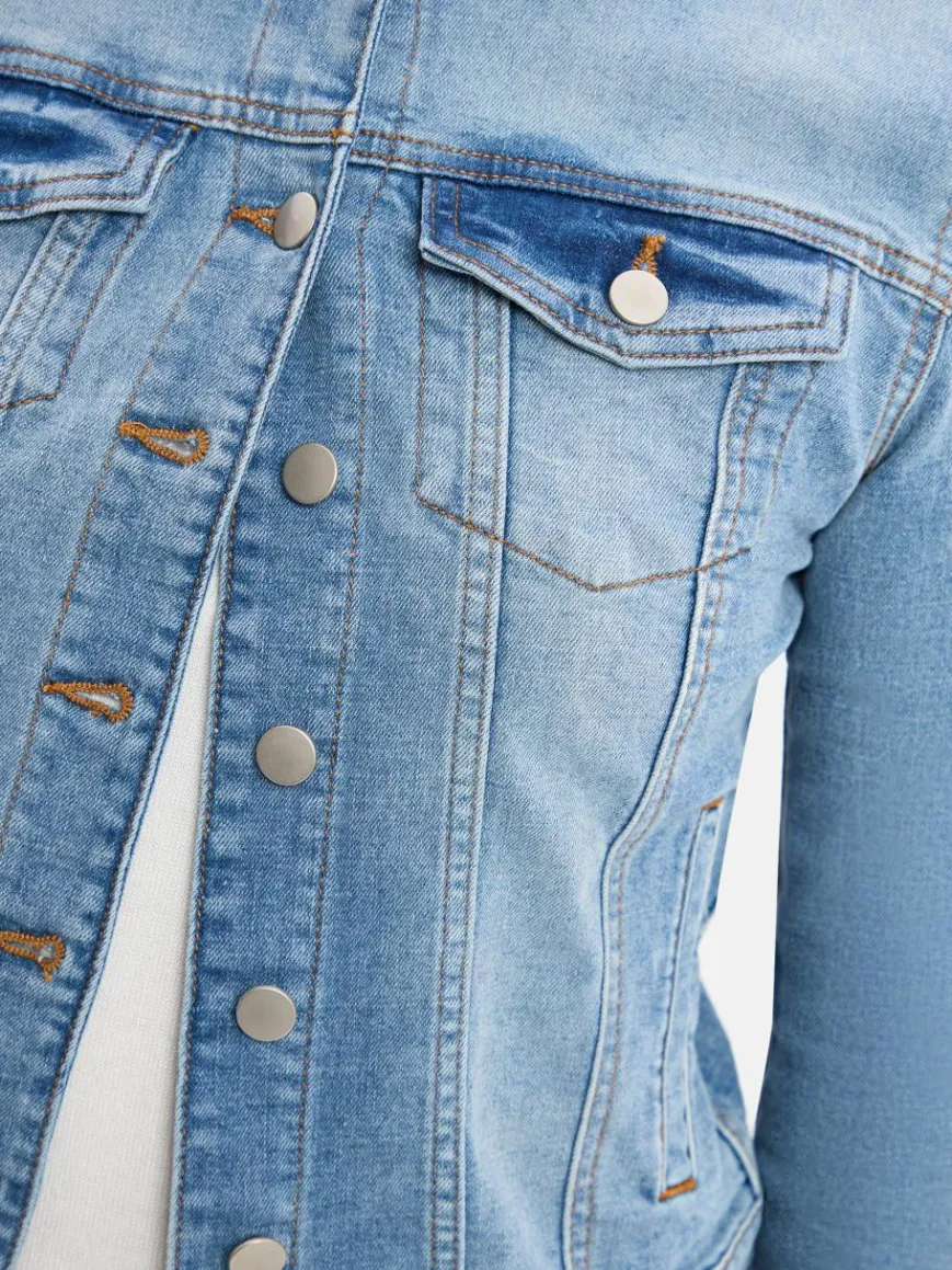 Vila Jacken & Westen*Damen Jeansjacke - VIShow New bleached uni