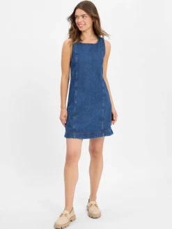 Marc O'Polo Denim Kleider*Damen Jeanskleid blue stone uni