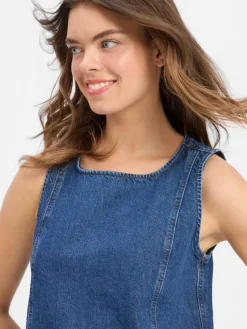 Marc O'Polo Denim Kleider*Damen Jeanskleid blue stone uni