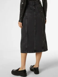 Tommy Jeans Röcke*Damen Jeansrock anthrazit uni
