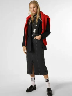 Tommy Jeans Röcke*Damen Jeansrock anthrazit uni