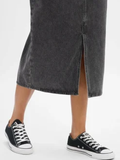 Marie Lund Collection Röcke*Damen Jeansrock anthrazit uni