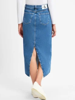 Calvin Klein Jeans Röcke*Damen Jeansrock medium stone uni