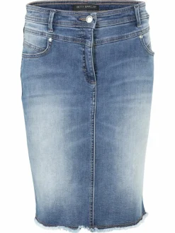 Betty Barclay Röcke*Damen Jeansrock light stone denim uni