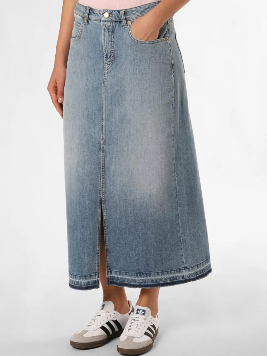 Cambio Röcke*Damen Jeansrock - Hailey blue stone uni