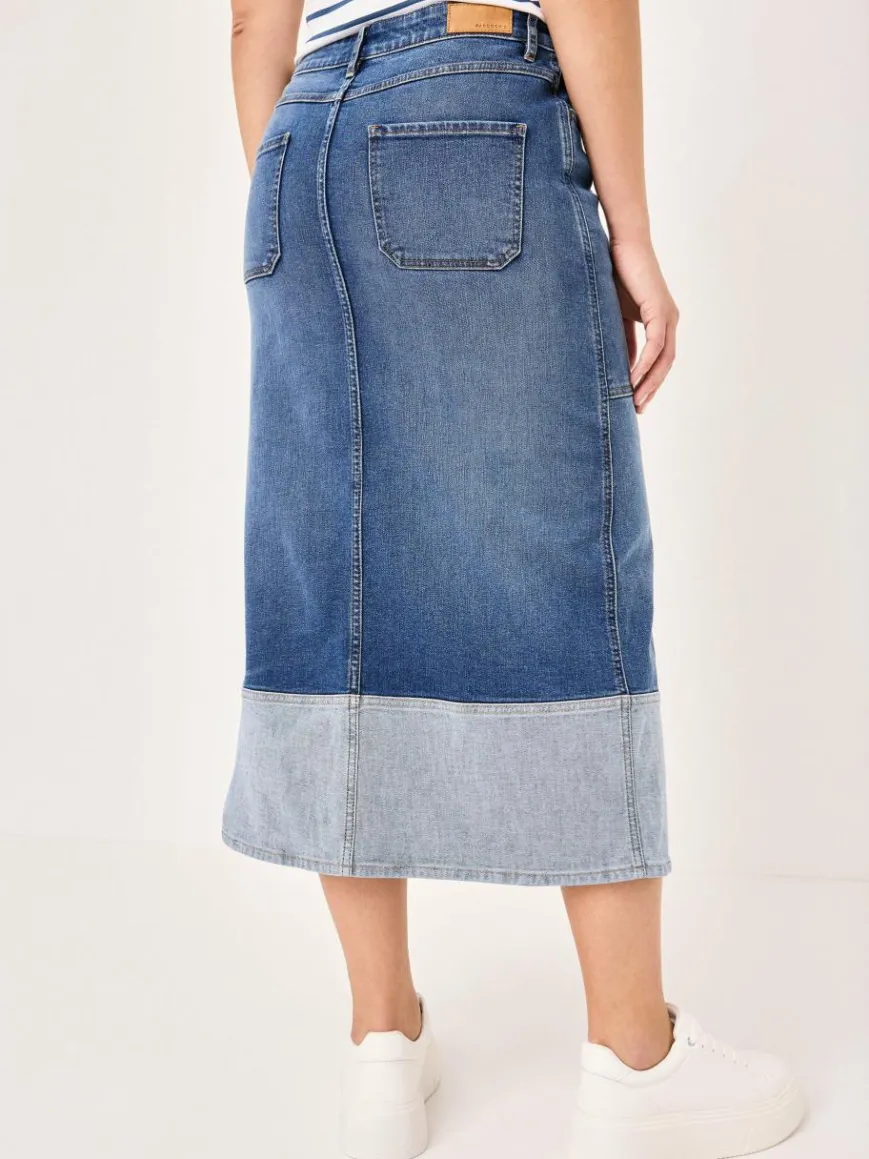 Paddock`s Röcke*Damen Jeansrock - Regular Fit blue stone uni