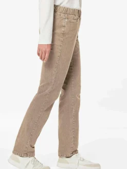 Goldner Jeans*Damen Jeansschlupfhose LOUISA - Klassische Jeansschlupfhose LOUISA beige uni