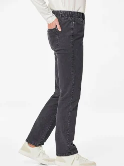 Goldner Jeans*Damen Jeansschlupfhose LOUISA - Klassische Jeansschlupfhose LOUISA anthrazit uni