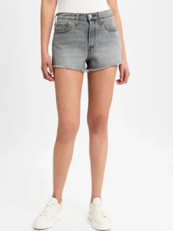 Levi's Jeans*Damen Jeansshorts - 501® hellgrau uni