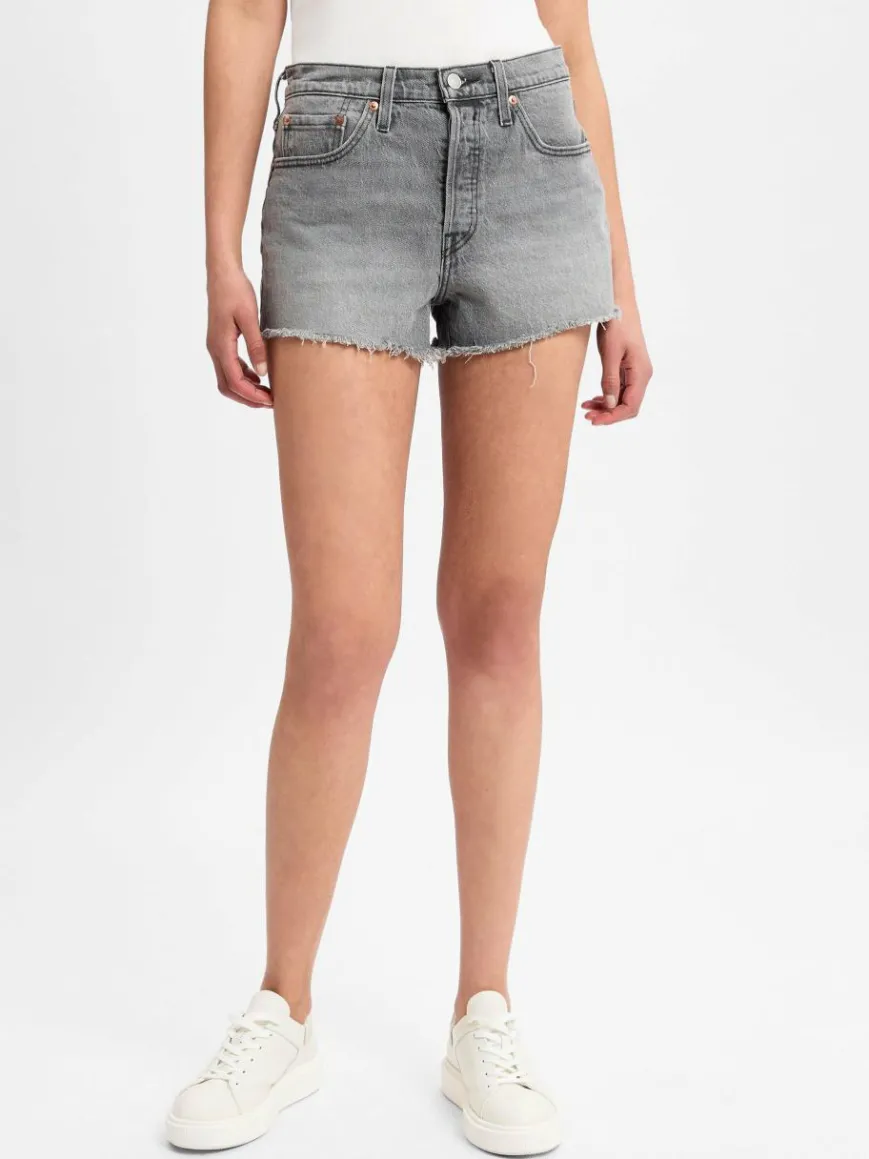 Levi's Jeans*Damen Jeansshorts - 501® hellgrau uni