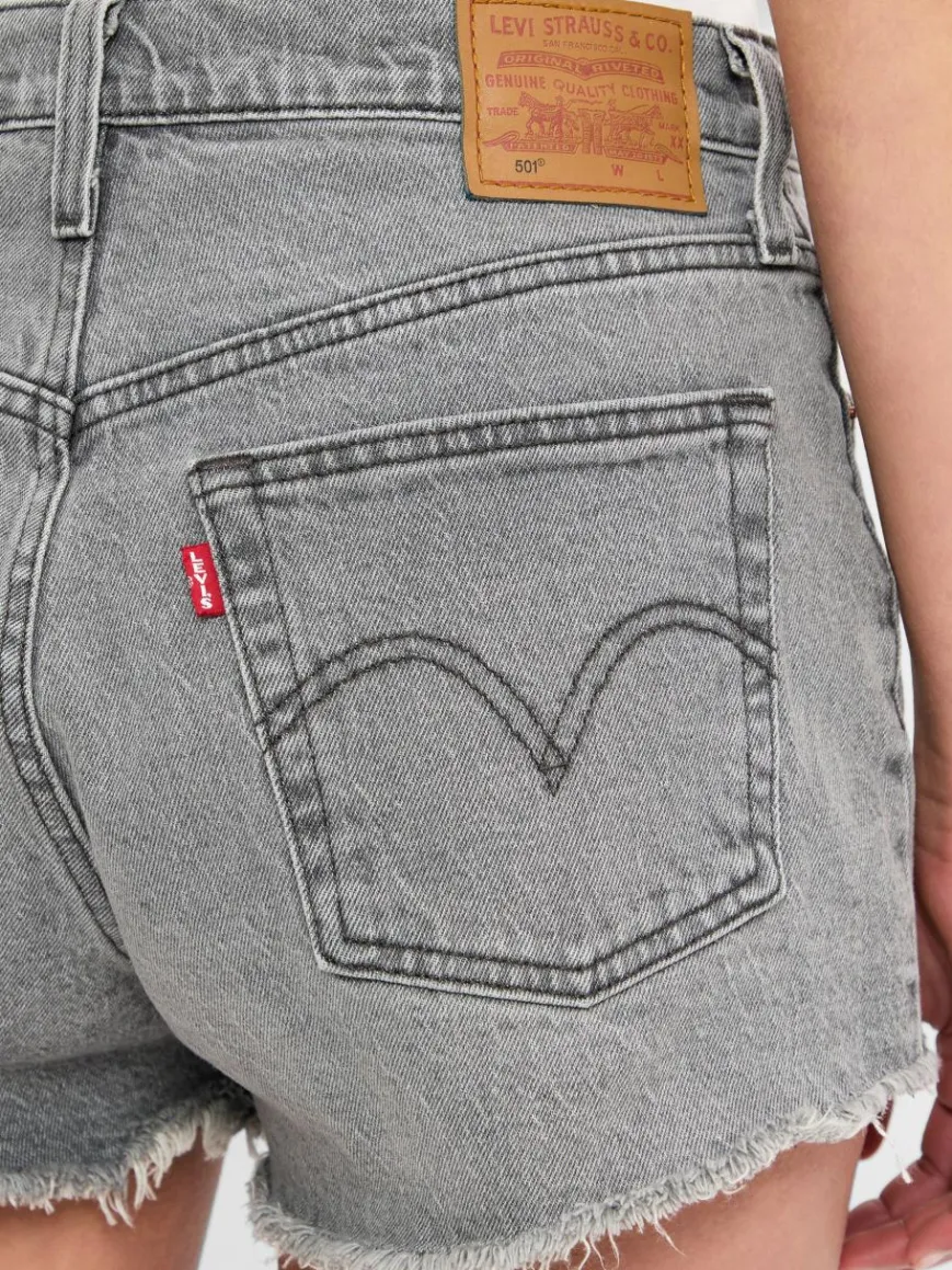 Levi's Jeans*Damen Jeansshorts - 501® hellgrau uni