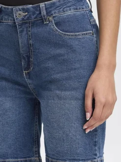 OXMO Jeans*Damen Jeansshorts - OXMIRA denim uni