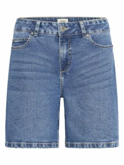 OXMO Jeans*Damen Jeansshorts - OXMIRA hellblau uni