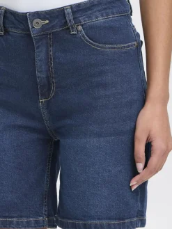 OXMO Jeans*Damen Jeansshorts - OXMIRA dark stone uni