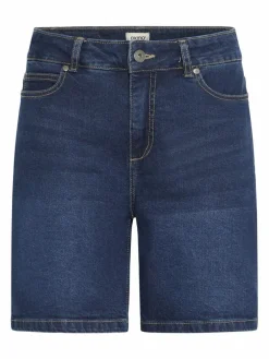 OXMO Jeans*Damen Jeansshorts - OXMIRA dark stone uni