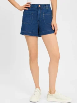 Y.A.S Jeans*Damen Jeans-Shorts - YASNema denim uni