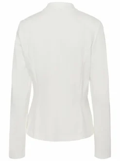 Frank Walder Blazer*Damen Jerseyblazer ecru weiß uni