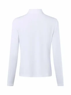 comma Blusen*Damen Jerseybluse weiß uni