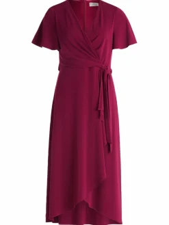 Vera Mont Kleider*Damen Jerseykleid rot uni