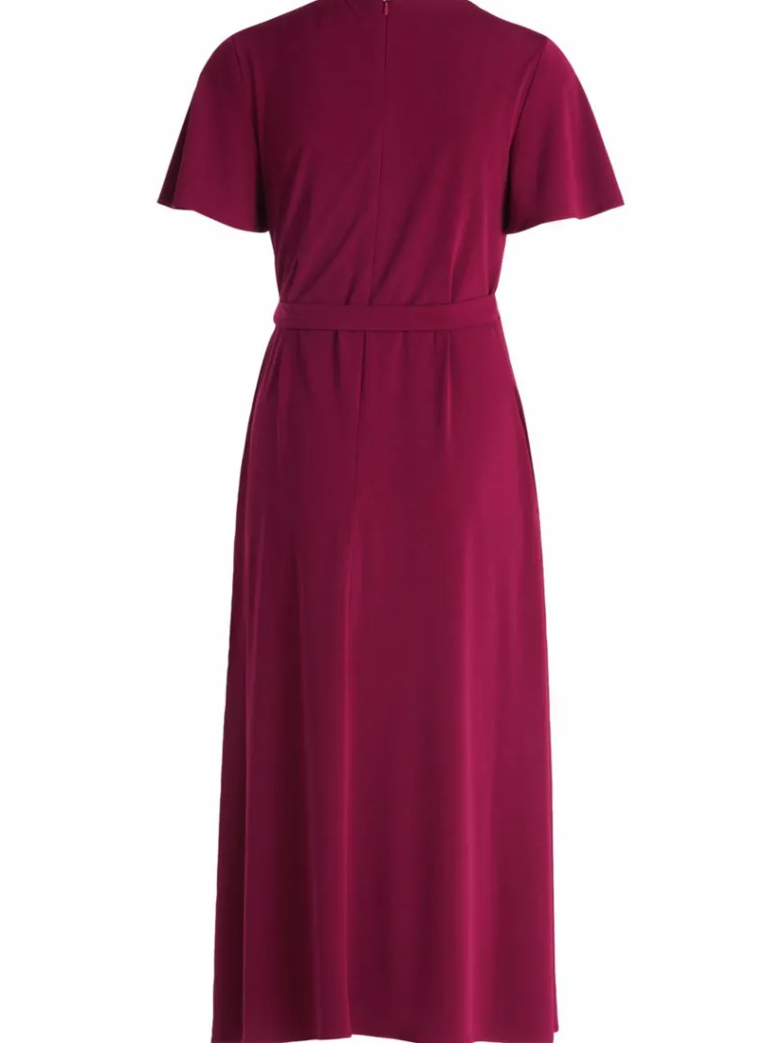 Vera Mont Kleider*Damen Jerseykleid rot uni