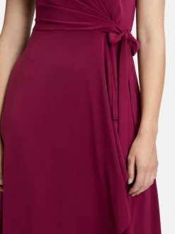 Vera Mont Kleider*Damen Jerseykleid rot uni