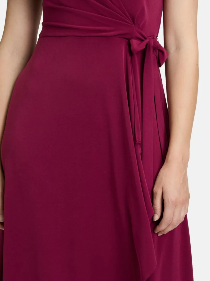 Vera Mont Kleider*Damen Jerseykleid rot uni