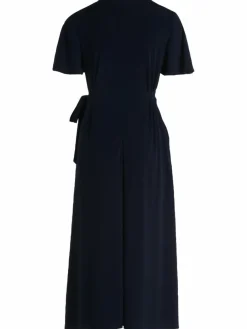 Vera Mont Kleider*Damen Jerseykleid marine blau uni
