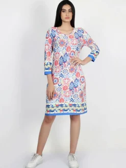 Vicci Germany Kleider*Damen Jerseykleid mehrfarbig bedruckt