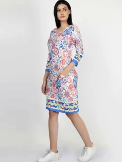 Vicci Germany Kleider*Damen Jerseykleid mehrfarbig bedruckt