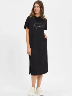 soyaconcept® Kleider*Damen Jerseykleid - Banu schwarz uni