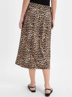 soyaconcept® Röcke*Damen Jerseyrock - Ophia camel schwarz gemustert