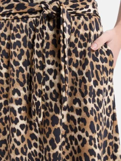 soyaconcept® Röcke*Damen Jerseyrock - Ophia camel schwarz gemustert