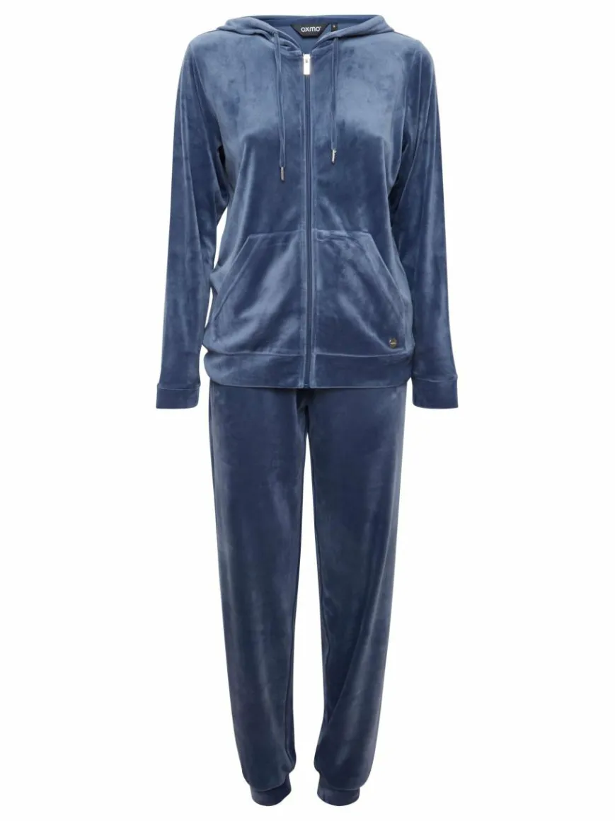 OXMO Sweatshirts & Sweatjacken*Damen Jogginganzug - OXMitta blau uni